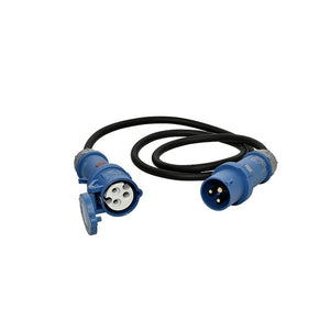 Kupplung CEE 1,5 m mit Kontrollleuchte - Blau - 2
