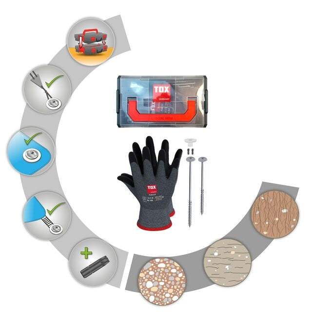 L-BOXX Mini Camping-Set 39-teilig – Zeltschrauben & Zubehör