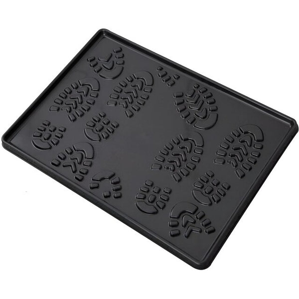 LAKO Schuhabtropfschale klein 49×35×2 cm – schwarz