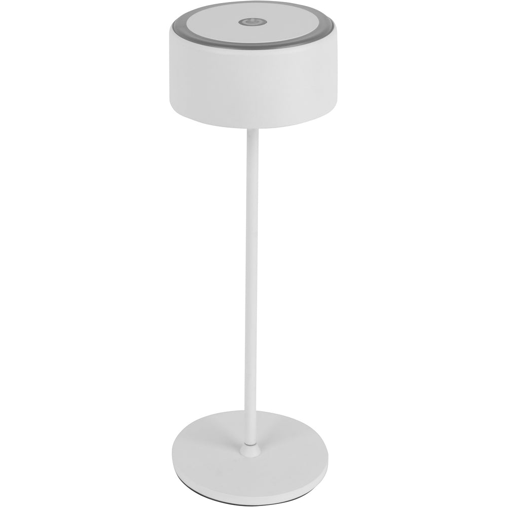 LALUX LED-Tischleuchte Weiß – USB-C, 200 lm
