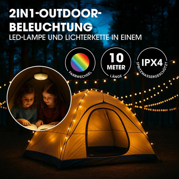 LED-Lichterkette 3,7V – Akku, kabellos, IPX4 - 10
