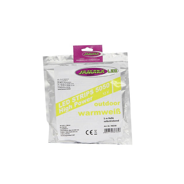 LED Lichtstreifen warmweiß 5m 12V 7,2W