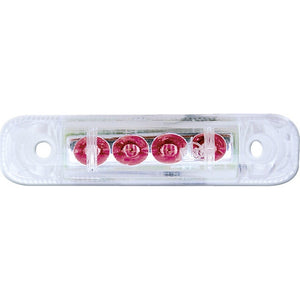 LED Schlussleuchte rot 12V - Jokon transparent