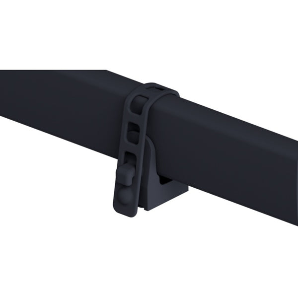 Leiterhalter-Set für Einhängeleiter, Gummi schwarz - 2