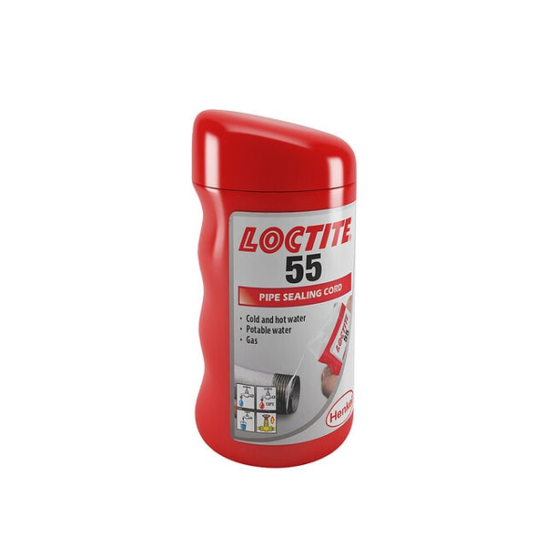 LOCTITE Gewindedichtfaden 50 m, rot