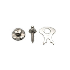 Loxx Knöpfe 2 Oberteile & 2 Schrauben 16 mm vernickelt