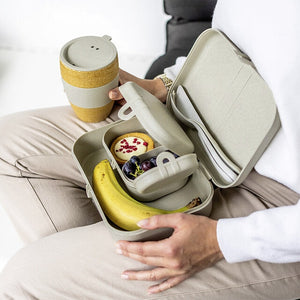 Lunchbox + Besteck-Set koziol PASCAL 4er-set