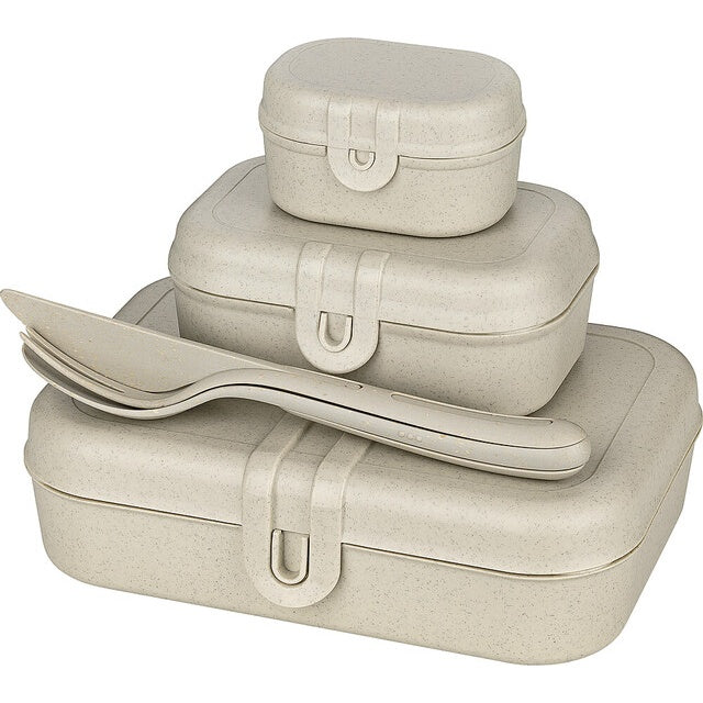 Lunchbox + Besteck-Set koziol PASCAL 4er-set