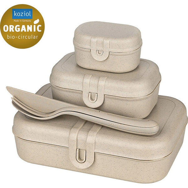 Lunchbox + Besteck-Set koziol PASCAL 4er-set - 3