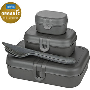Lunchbox Set koziol PASCAL nature ash grey - 3