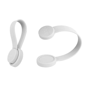 Magnet-Clips Buddy 2er-Set grau/weiß – silwy