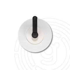Magnet-Haken inkl. Metall-Pad - weiß