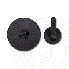 Magnet-Haken mit Metall-Pad, schwarz | 3,5 kg