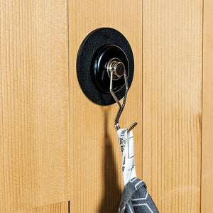 Magnet-Haken schwarz mit Metall-Nano-Gel-Pad - 2