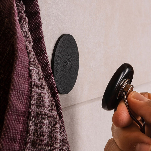 Magnet-Haken schwarz mit Metall-Nano-Gel-Pad - 3