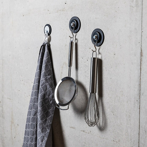 Magnet-Haken schwarz mit Metall-Nano-Gel-Pad - 6