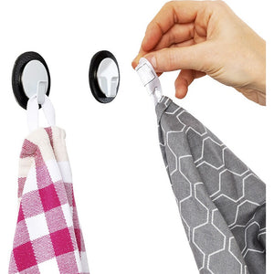 Magnet-Haken silwy CLEVER WHITE inkl. Nano-Gel-Pad