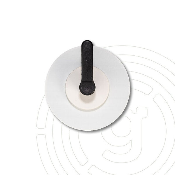 Magnet-Haken weiß mit Metall-Pad – 3,5 kg