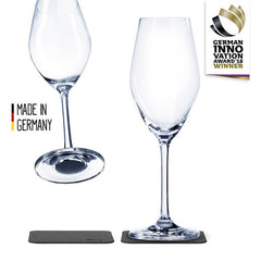 Magnet-Kristallgläser 2er-Set transparent 200 ml