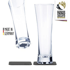 Magnet-Kristallgläser BIER 2er-Set 330 ml
