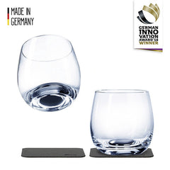Magnet-Kristallgläser WHISKY 2er-Set 250 ml