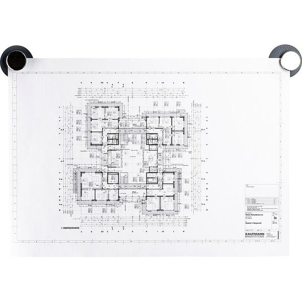 Magnet-Pins schwarz 2er-Set mit Nano-Gel-Pad