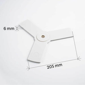 Magnet-Sandwich-Bundle silwy grey (5er)