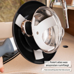 Magnet-Sandwich-Bundle silwy grey (5er)