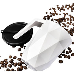 Magnet Tasse silwy mit Nano-Gel-Pad – weiß