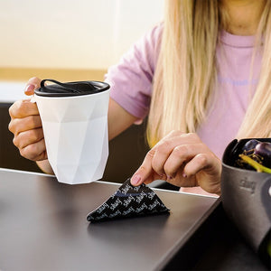 Magnet Tasse silwy mit Nano-Gel-Pad – weiß - 6