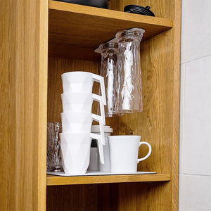 Magnet Tasse silwy mit Nano-Gel-Pad – weiß - 8