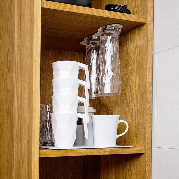 Magnet Tasse silwy mit Nano-Gel-Pad – weiß - 8