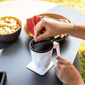 Magnet Tasse silwy mit Nano-Gel-Pad – weiß - 9