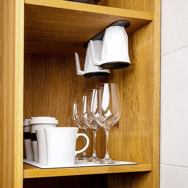 Magnet Tasse silwy mit Nano-Gel-Pad – weiß - 11