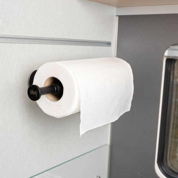 Magnetischer Küchenrollenhalter mit Metall-Leiste - 3