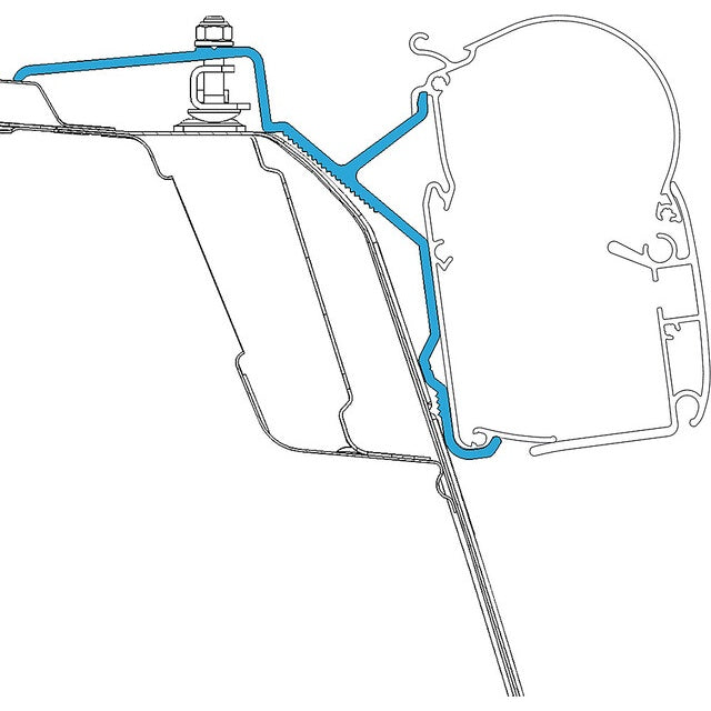 Markisenadapter Dometic für Fiat, Citroën, Peugeot