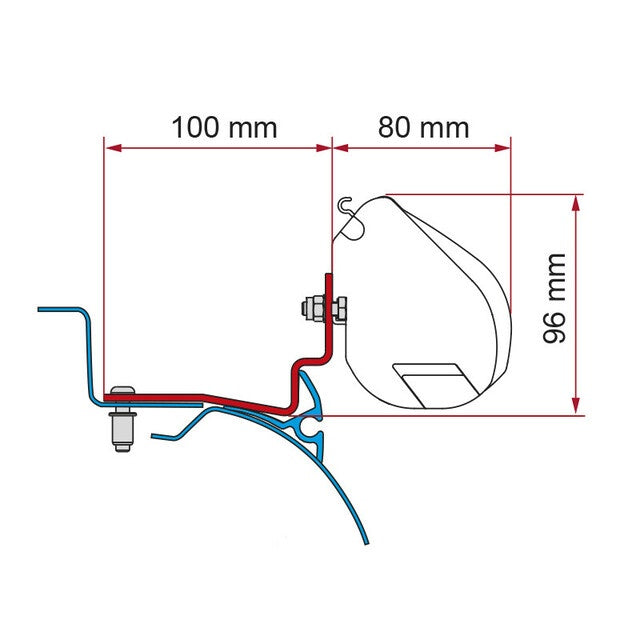 Markisenadapter Thule für F35 Pro - 2-tlg.