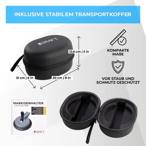 Markisenhalter Saugnapf 2er-Set – stark & universal - 10