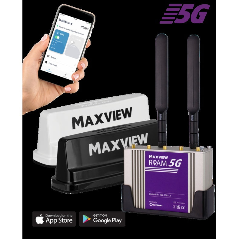MAXVIEW Roam 5G Antenne & Router (4x4 MIMO) schwarz