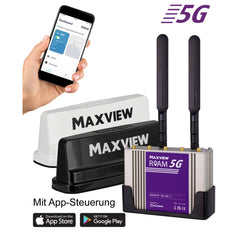 MAXVIEW Roam 5G Antenne & Router (4x4 MIMO) schwarz