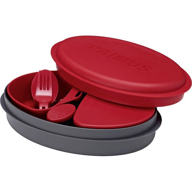 Meal Set PRIMUS 8-teilig in rot für Outdoor