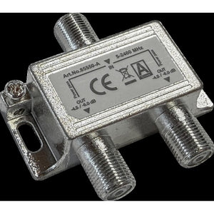 MEGASAT 2-fach Sat-Verteiler - F-Anschlüsse