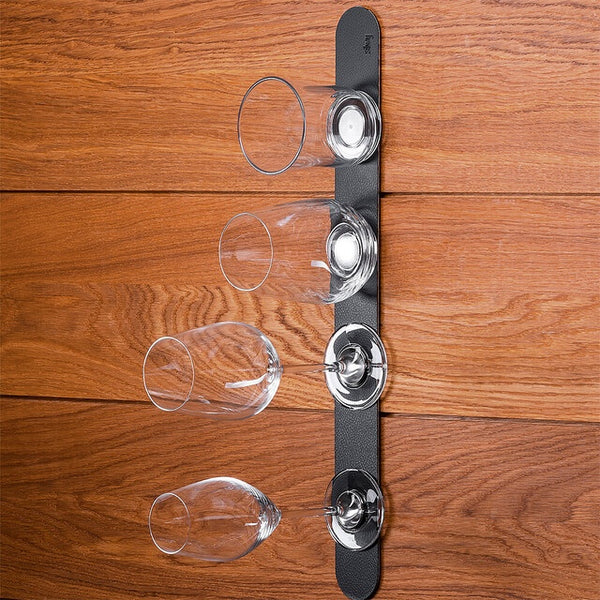 Metall-Leiste silwy 25 cm schwarz für Gläser & Haken - 5