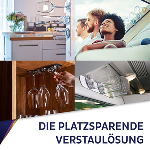 Metall-Leiste silwy 50 cm weiß für Magnetgläser - 6