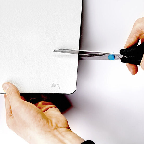 Metall-Nano-Gel-Matte silwy WHITE – rutschfest