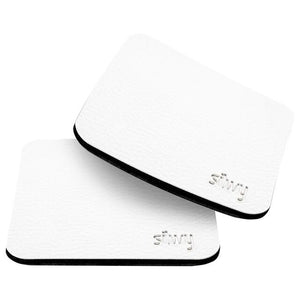 Metall-Nano-Gel-Pads 2er Set in Weiß