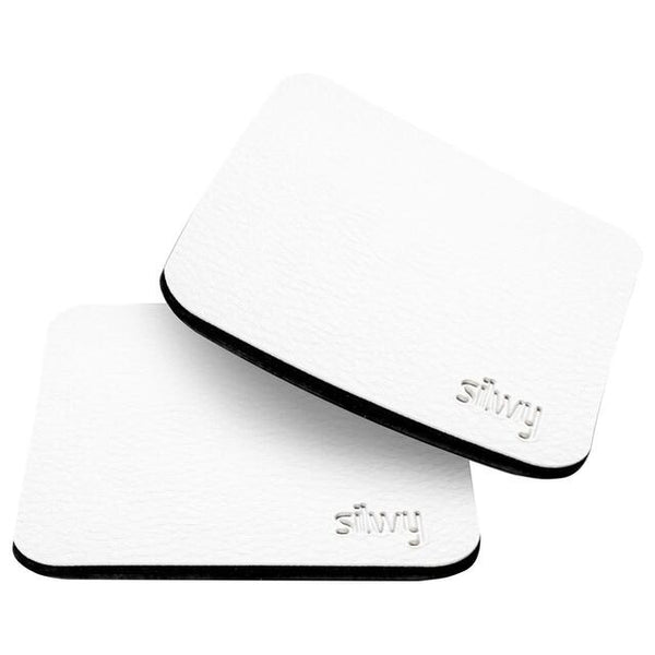 Metall-Nano-Gel-Pads 2er Set in Weiß