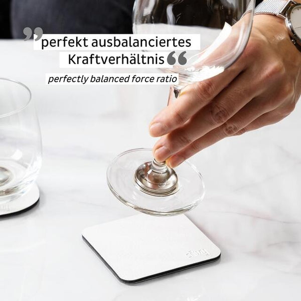 Metall-Nano-Gel-Pads 2er Set in Weiß - 2
