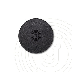 Metall-Pad schwarz – magnetische Klebe-Halterung