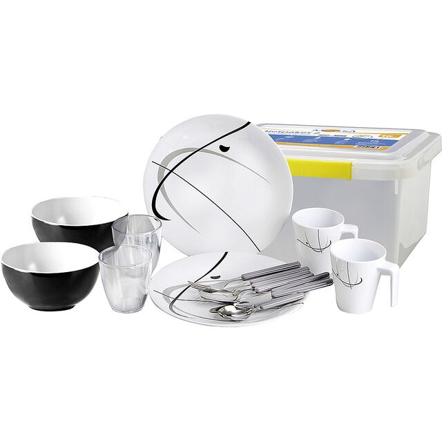 Mietpaket2 Geschirrset BRUNNER für 2 Personen